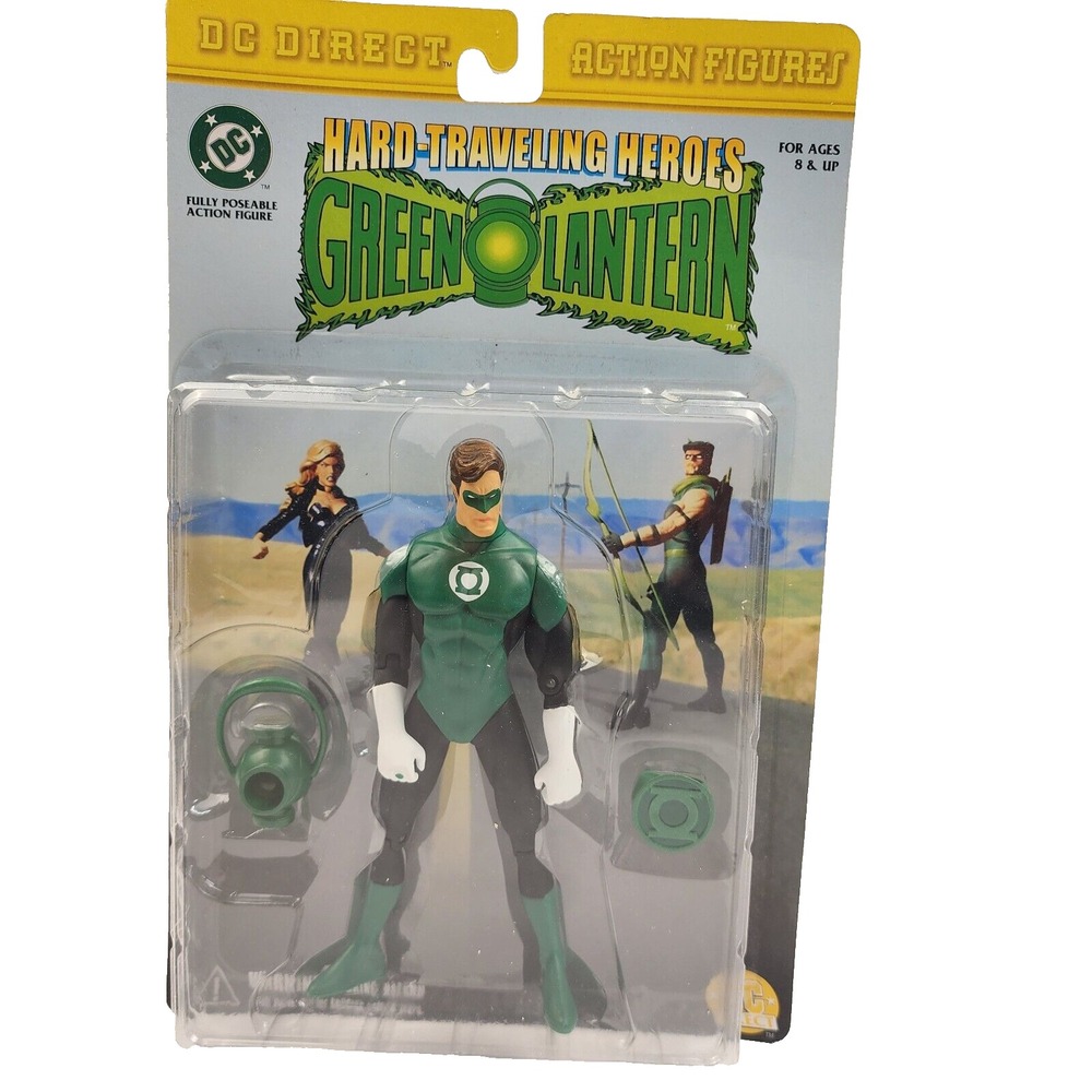 DC Direct‎ Hal Jordan Green Lantern Figure with Power Ring 2000 SEALED
